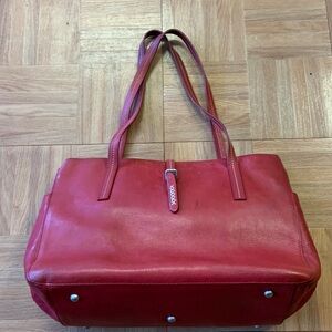 Isabella Bird Vintage Large Leather Strap Boho tote Bag